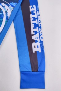 Custom-made long-sleeved men's polo shirt sublimation fashion design equestrian festival competition equestrian activities whole piece printing dye sublimation factory three buttons P1435 back view